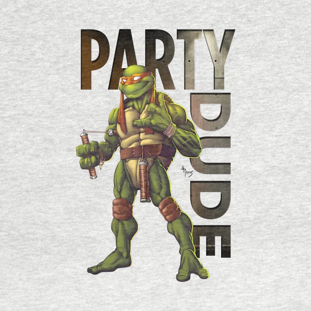 Party Dude by gavinmichelliart